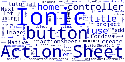 Ionic 5 Action Sheet Controller Tutorial and Example